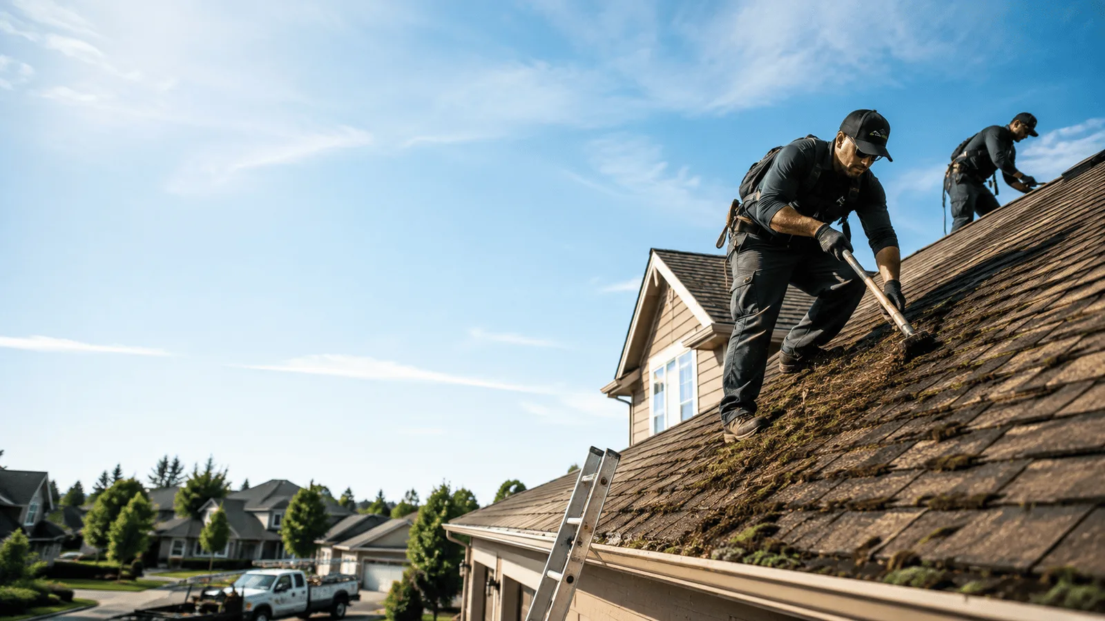 Roof Moss Removal in Broadlands, IL near me